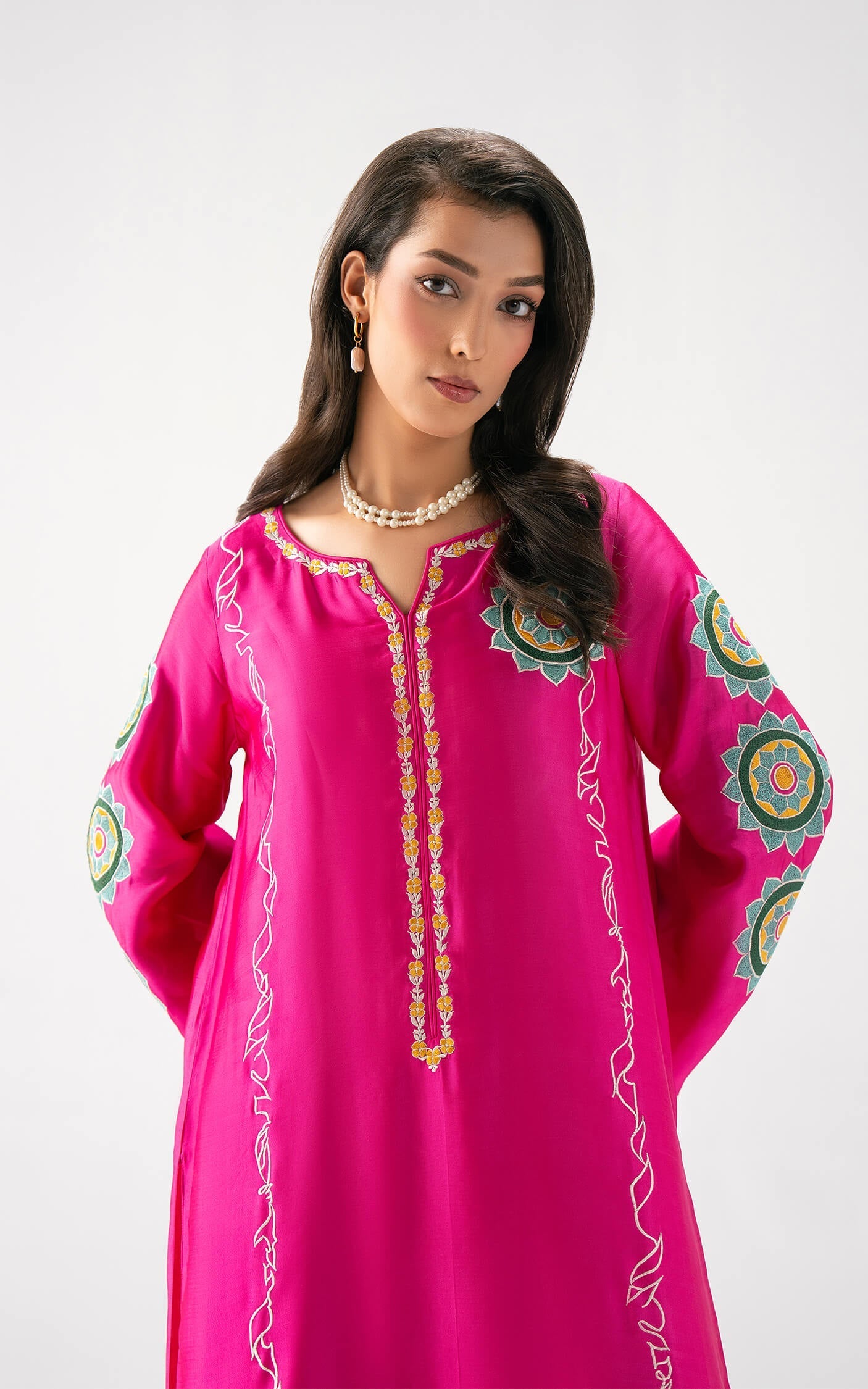 Asifa and Nabeel | Celevara Luxe | Fuchsia Flame - by Libasekhas UK - Registered Vendor of : Asifa and Nabeel - 100% Original Designer Dress