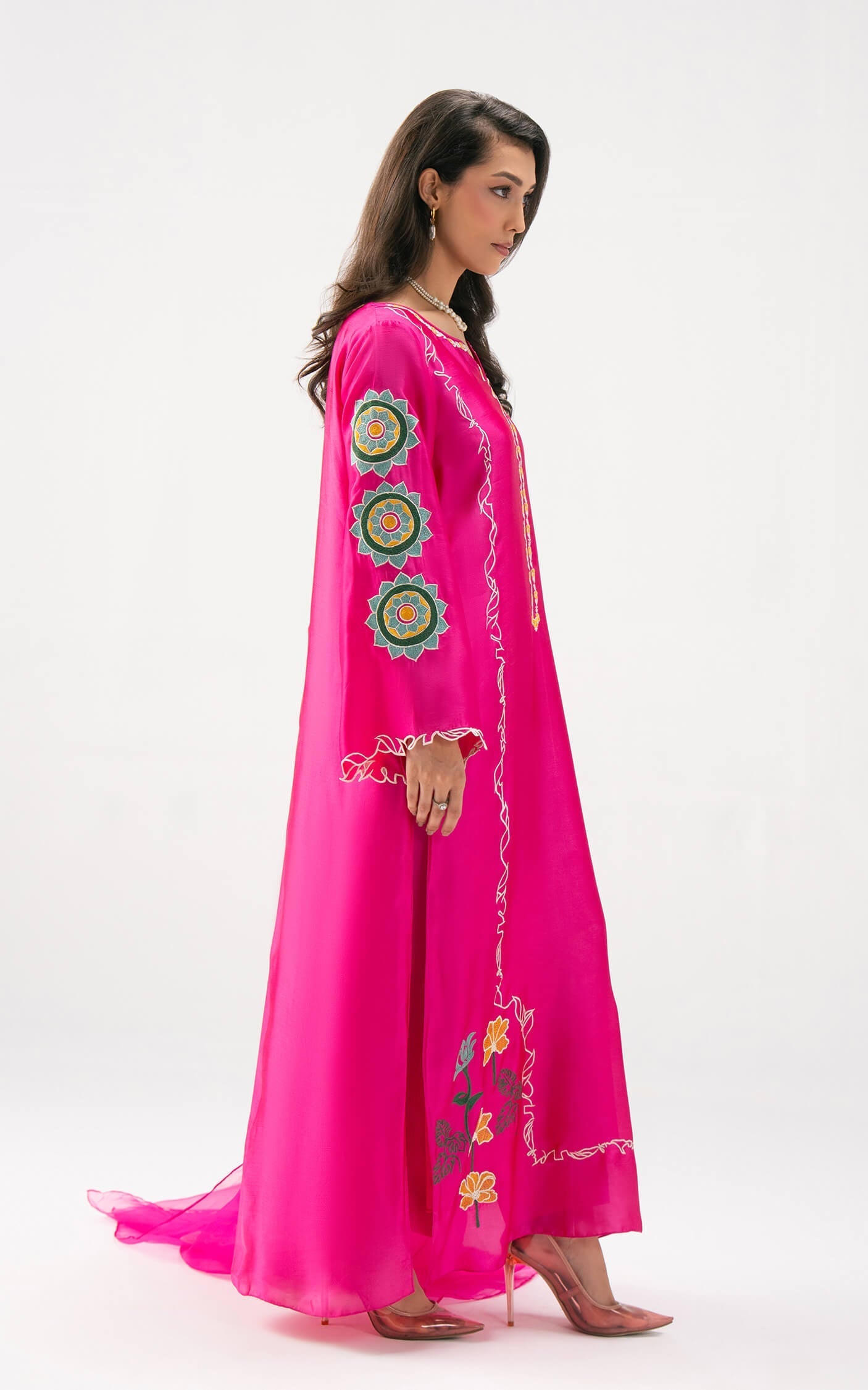 Asifa and Nabeel | Celevara Luxe | Fuchsia Flame - by Libasekhas UK - Registered Vendor of : Asifa and Nabeel - 100% Original Designer Dress
