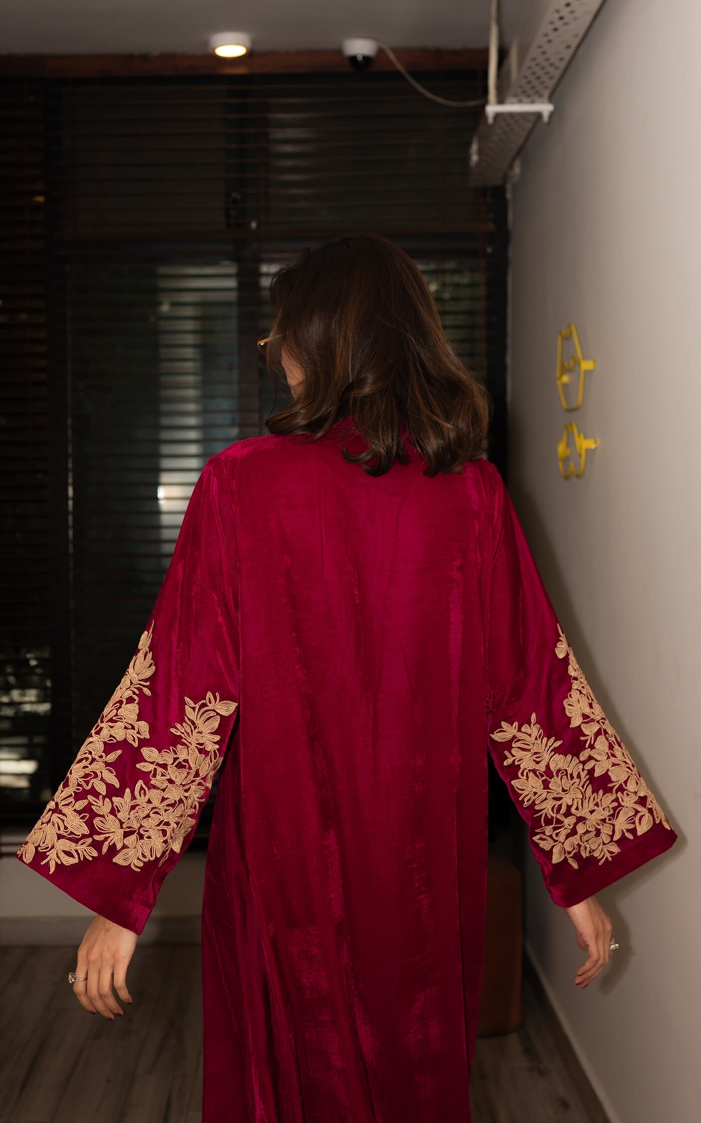 Asifa and Nabeel | Zephyr Formals | Fuchsia Royalty Kaftan - by Libasekhas UK - Registered Vendor of : Asifa and Nabeel - 100% Original Designer Dress