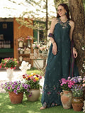 Noor by Saadia Asad | Noor Eid Printskhas 26 | D6  Coblat Teal - by Libasekhas - Registered Vendor of : Noor by Saadia Asad - 100% Original Designer Dress
