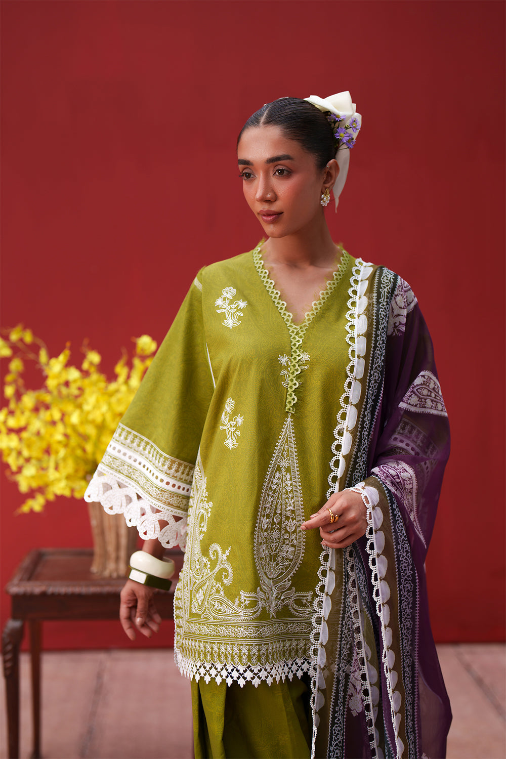 Saira Rizwan | Laanem SS 26 | NERAYA-A-SRL26-07 - by Libasekhas UK - Registered Vendor of : Saira Rizwan - 100% Original Designer Dress