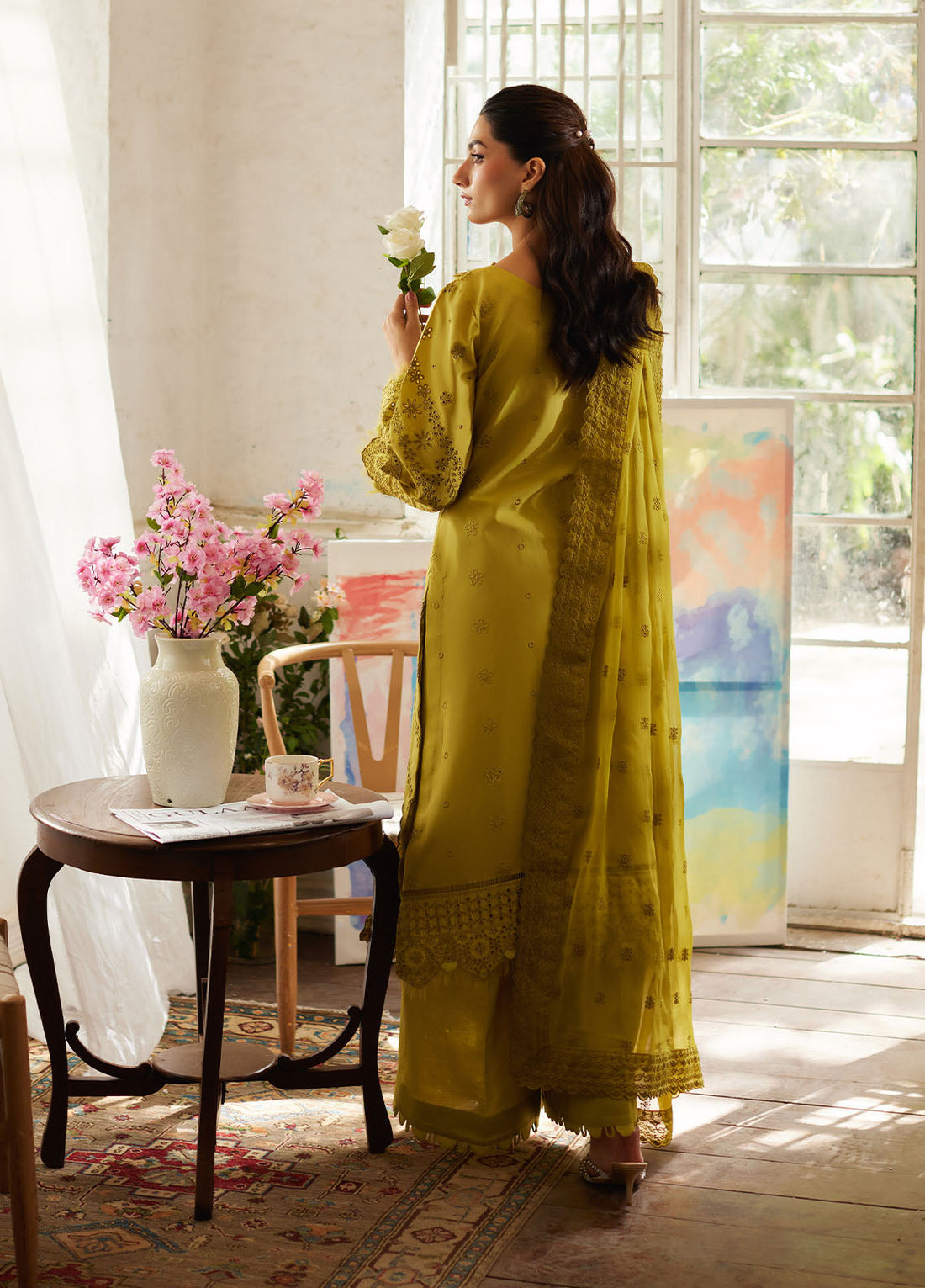 Bin Ilyas | Carnival Summer Edit 25 | Aurelia - by - Libasekhas UK - Registered Vendor of : Gulaal - 100% Original Designer Dresss