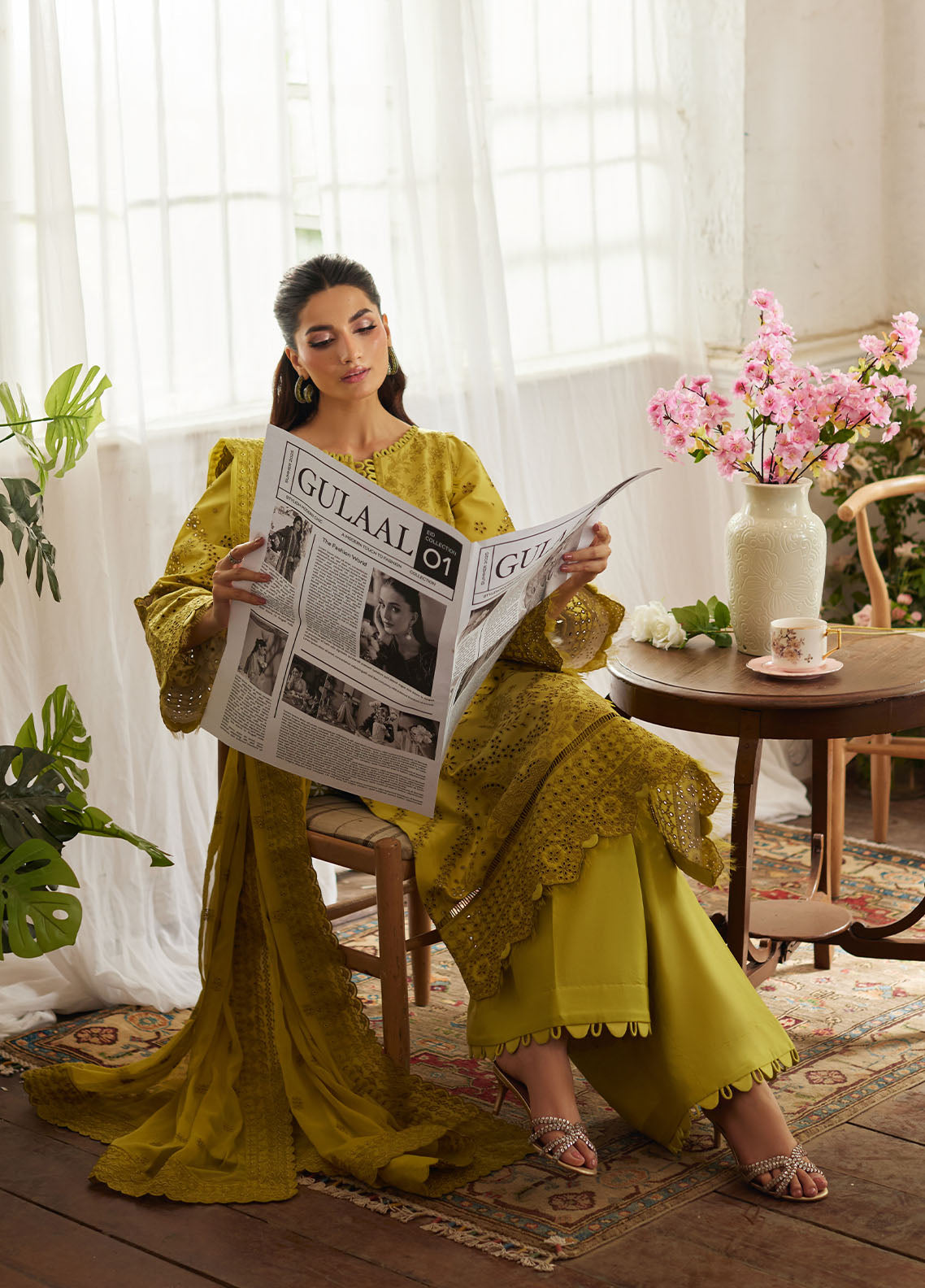 Bin Ilyas | Carnival Summer Edit 25 | Aurelia - by - Libasekhas UK - Registered Vendor of : Gulaal - 100% Original Designer Dresss