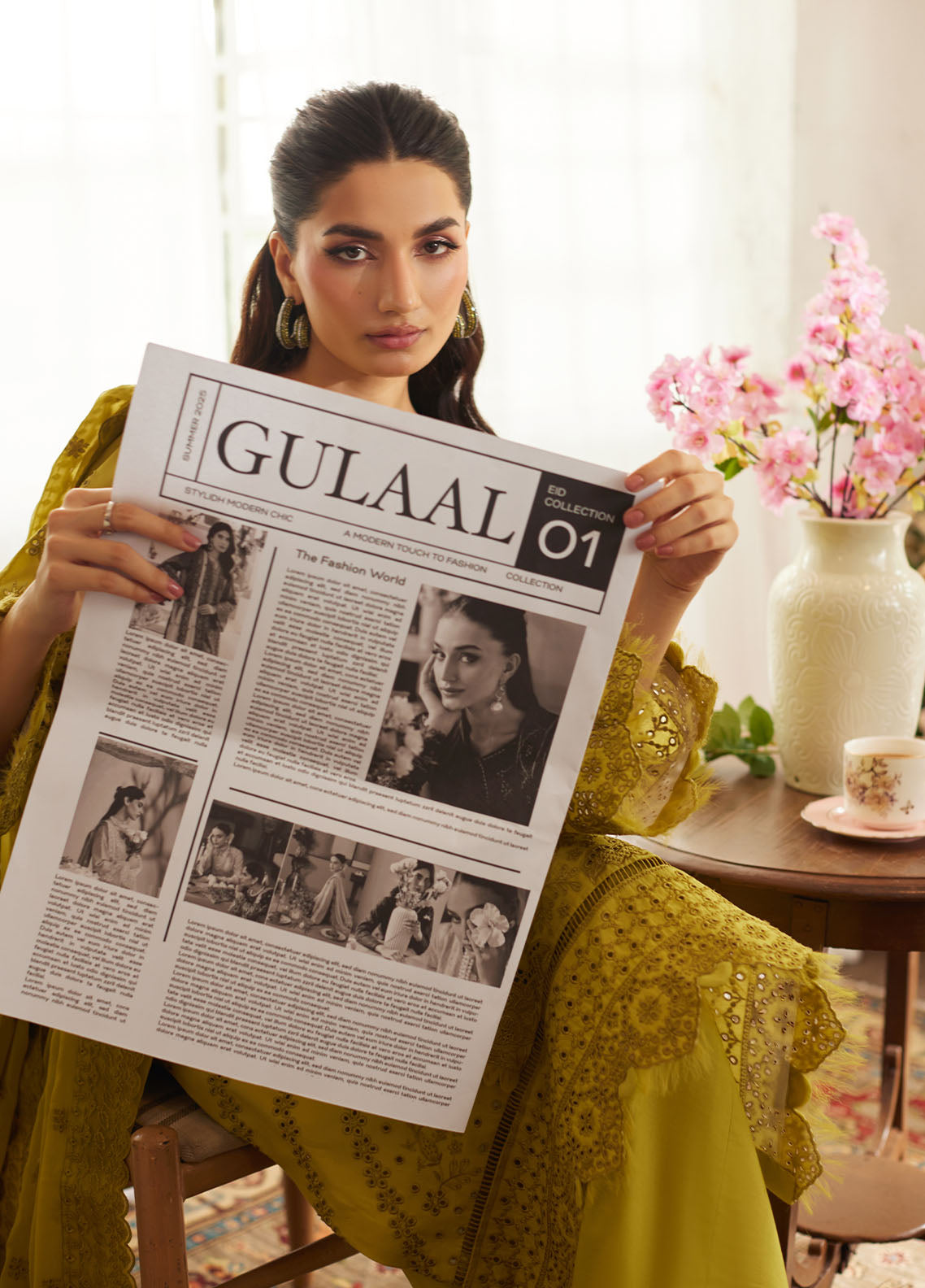 Bin Ilyas | Carnival Summer Edit 25 | Aurelia - by - Libasekhas UK - Registered Vendor of : Gulaal - 100% Original Designer Dresss