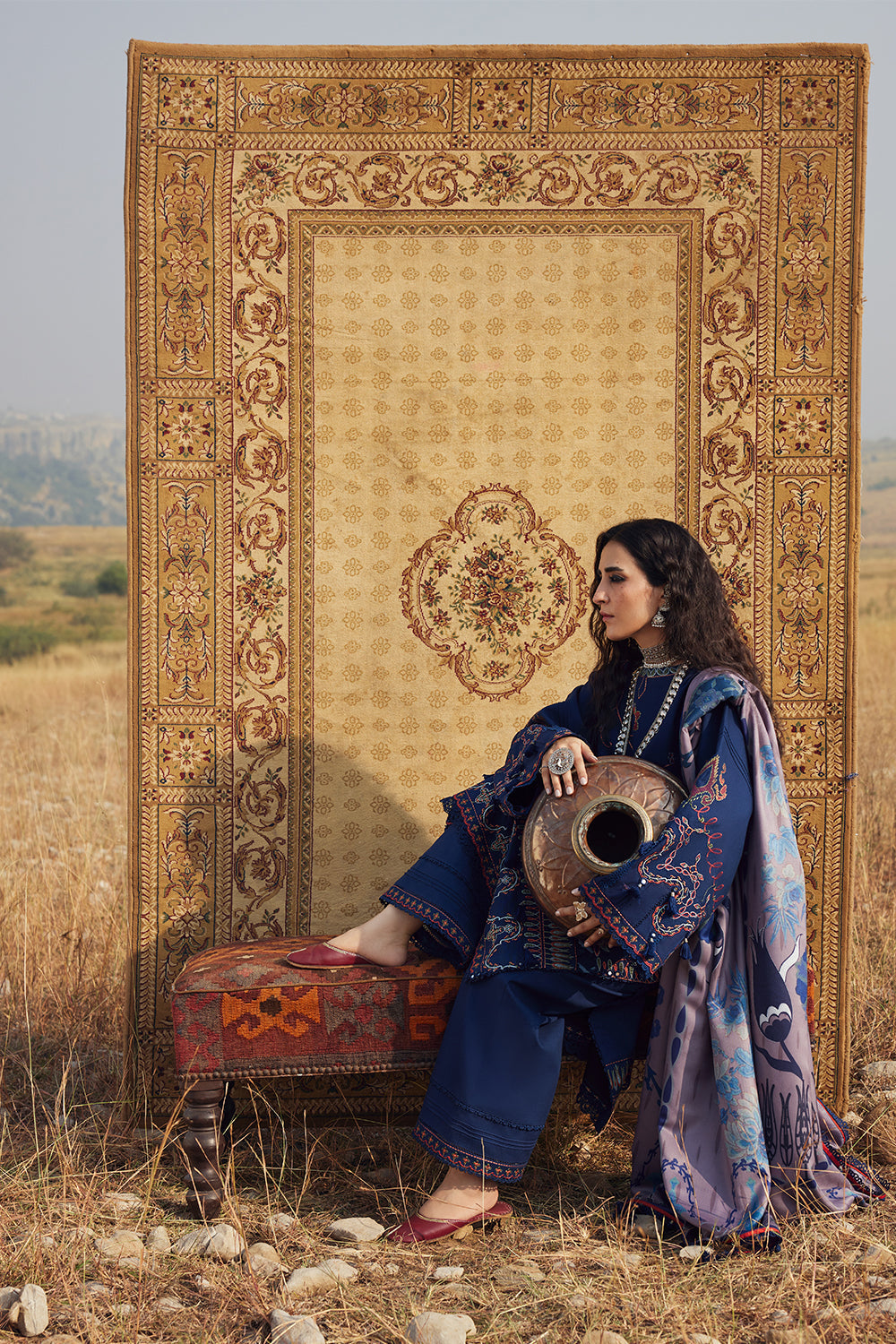 Saira Rizwan | Winter Khaddar 25 | MAHRUKH-SRW25-08 - by Libasekhas UK - Registered Vendor of : Saira Rizwan - 100% Original Designer Dress