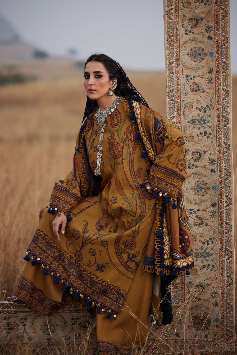 Saira Rizwan | Winter Khaddar 25 | LALEH-SRW25-07 - by Libasekhas UK - Registered Vendor of : Saira Rizwan - 100% Original Designer Dress