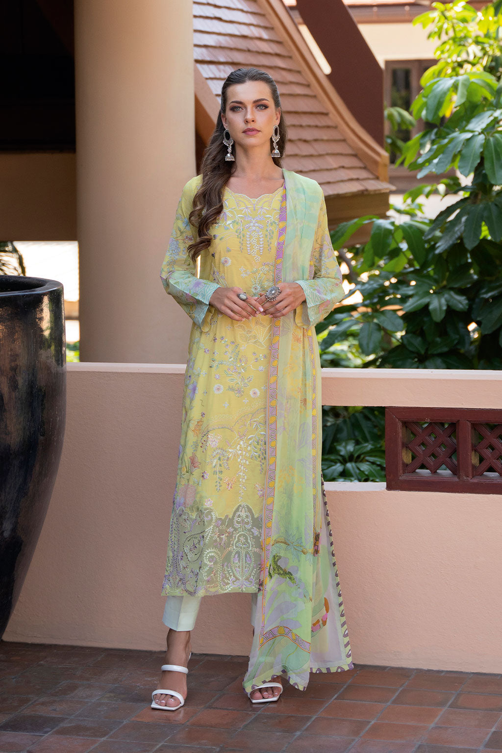 Ramsha | Ghazal Luxury Lawn | G-308 - by - Libasekhas UK - Registered Vendor of : Ramsha - 100% Original Designer Dresss