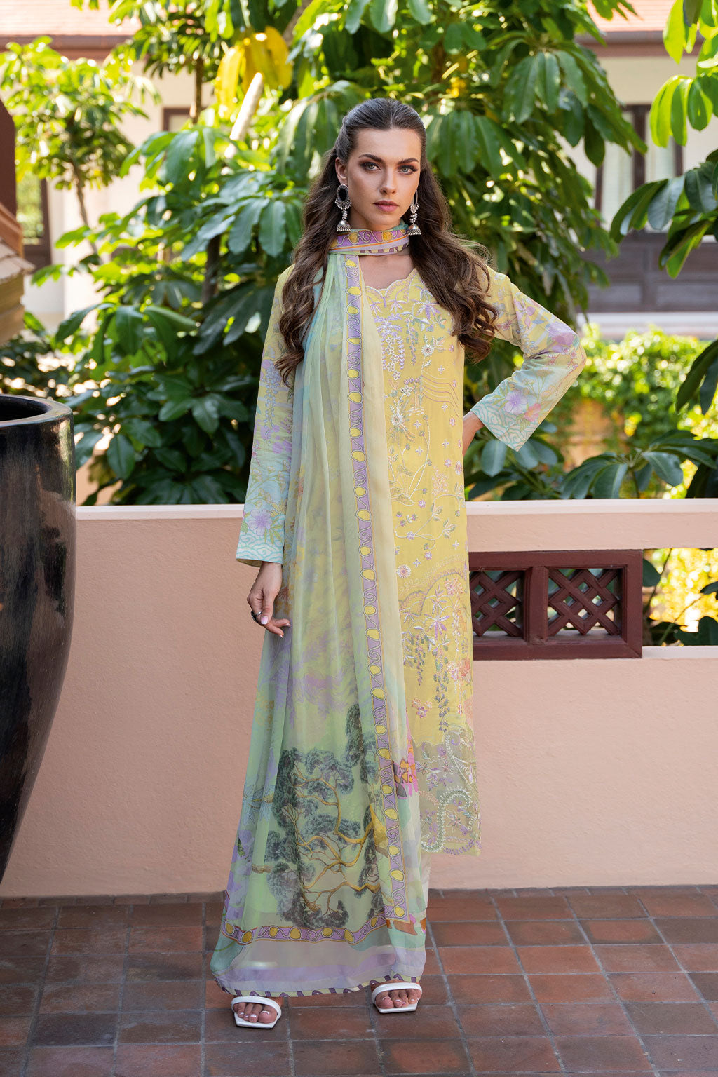 Ramsha | Ghazal Luxury Lawn | G-308 - by - Libasekhas UK - Registered Vendor of : Ramsha - 100% Original Designer Dresss