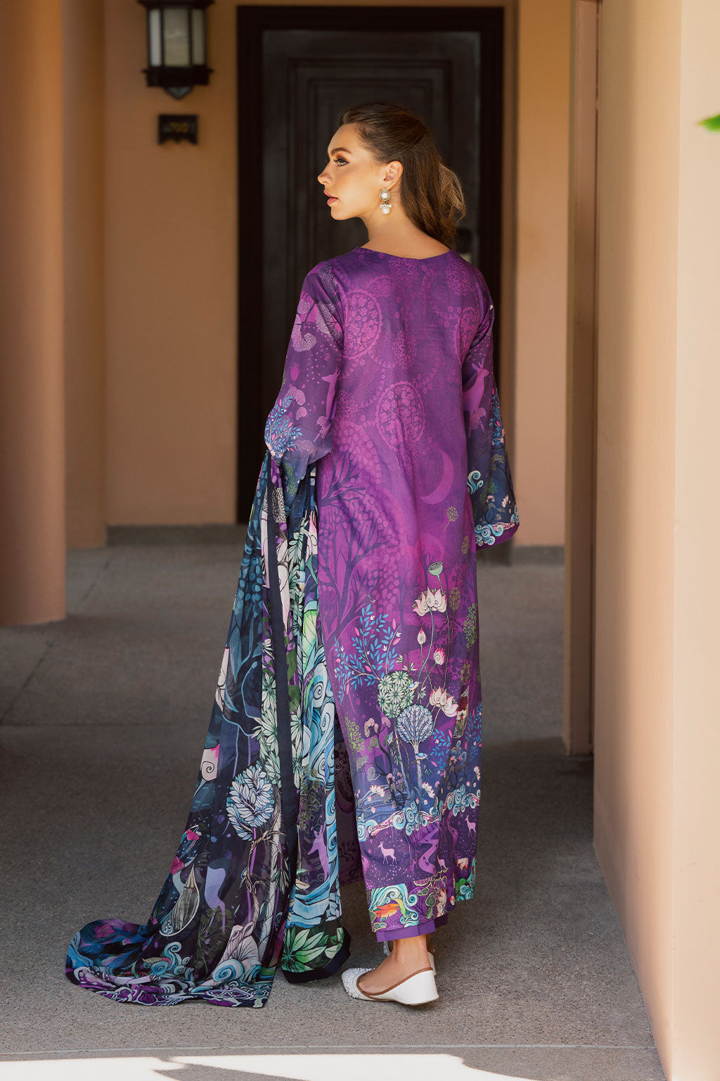 Ramsha | Ghazal Luxury Lawn | G-305 - by - Libasekhas UK - Registered Vendor of : Ramsha - 100% Original Designer Dresss