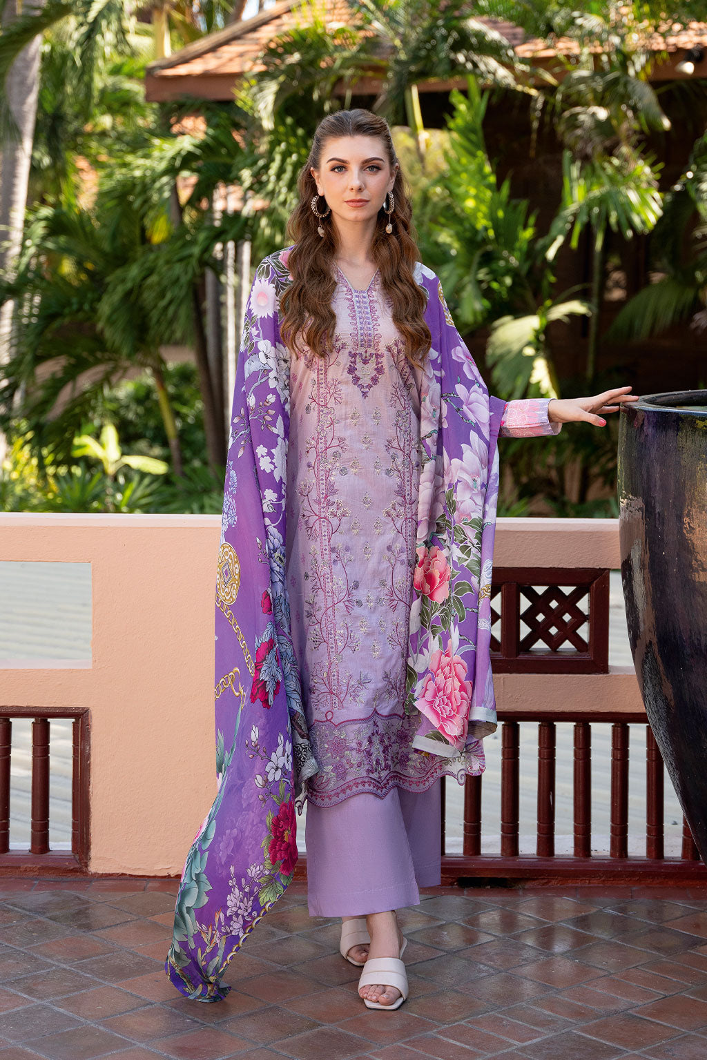 Ramsha | Ghazal Luxury Lawn | G-310 - by - Libasekhas UK - Registered Vendor of : Ramsha - 100% Original Designer Dresss