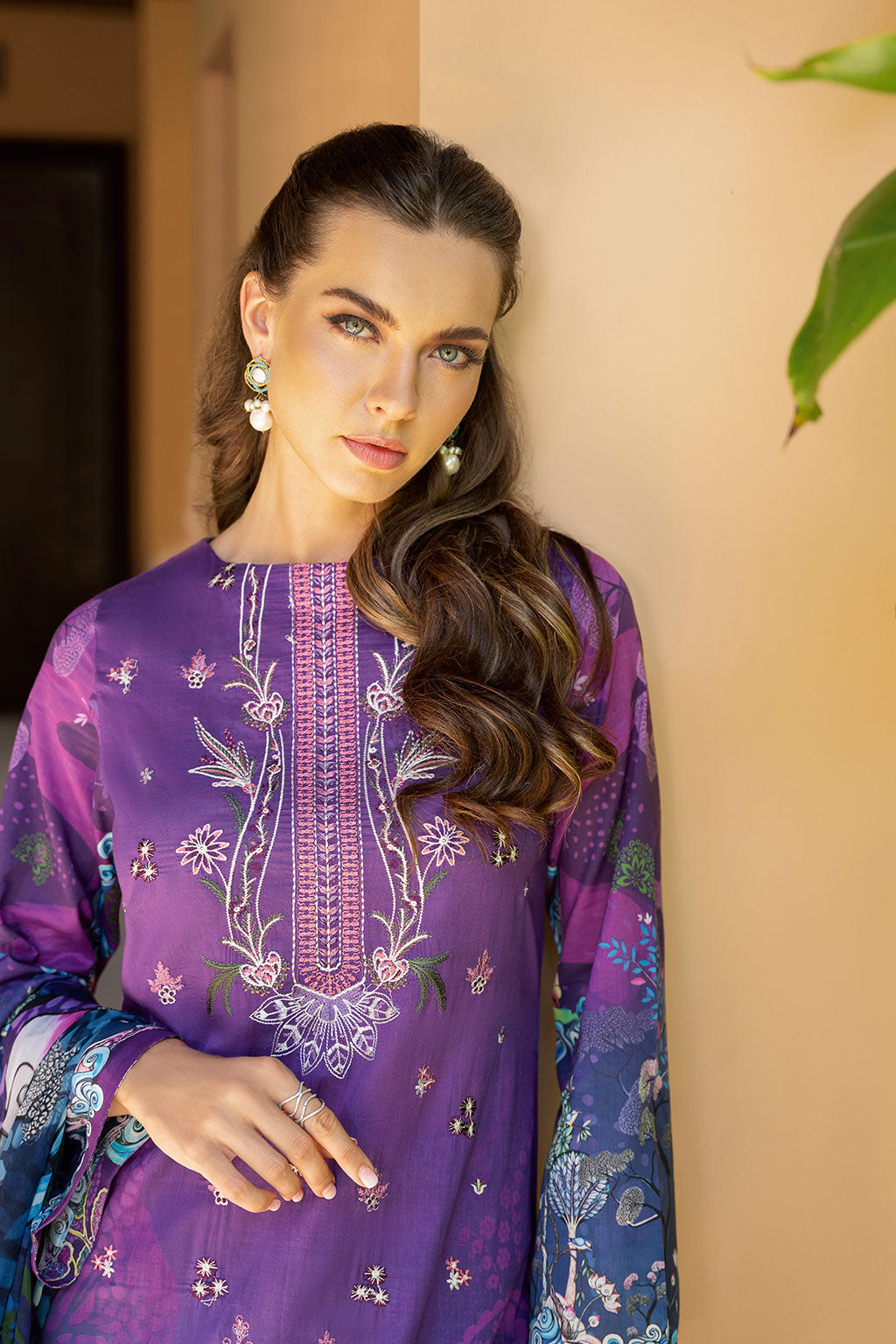 Ramsha | Ghazal Luxury Lawn | G-305 - by - Libasekhas UK - Registered Vendor of : Ramsha - 100% Original Designer Dresss