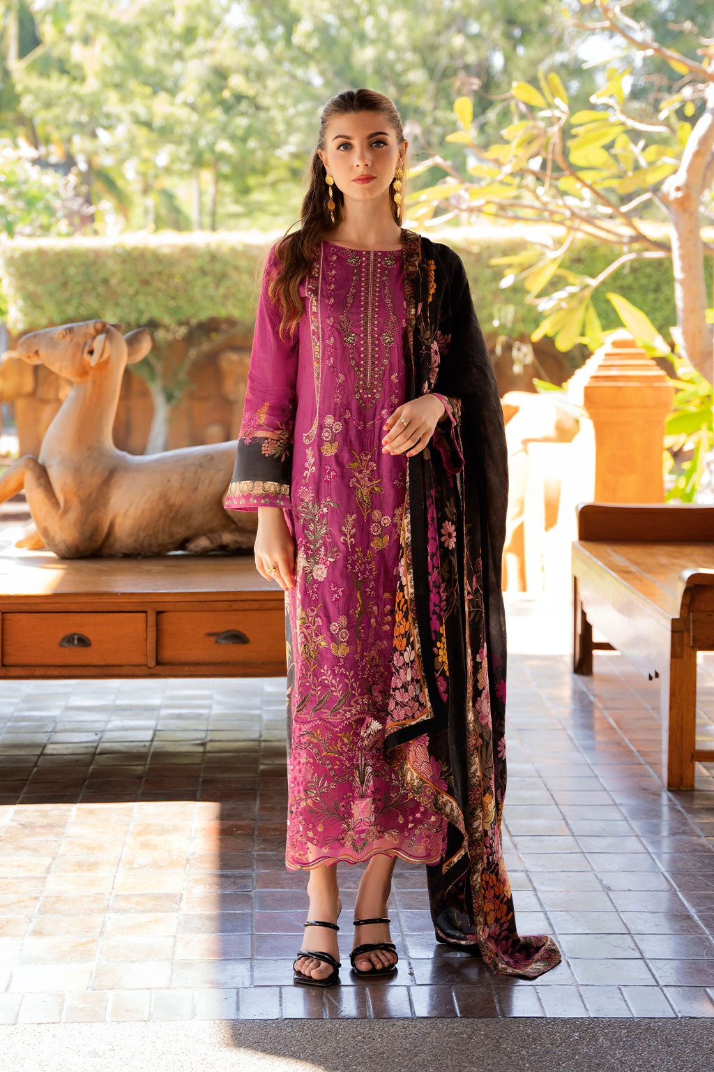 Ramsha | Ghazal Luxury Lawn | G-311 - by - Libasekhas UK - Registered Vendor of : Ramsha - 100% Original Designer Dresss