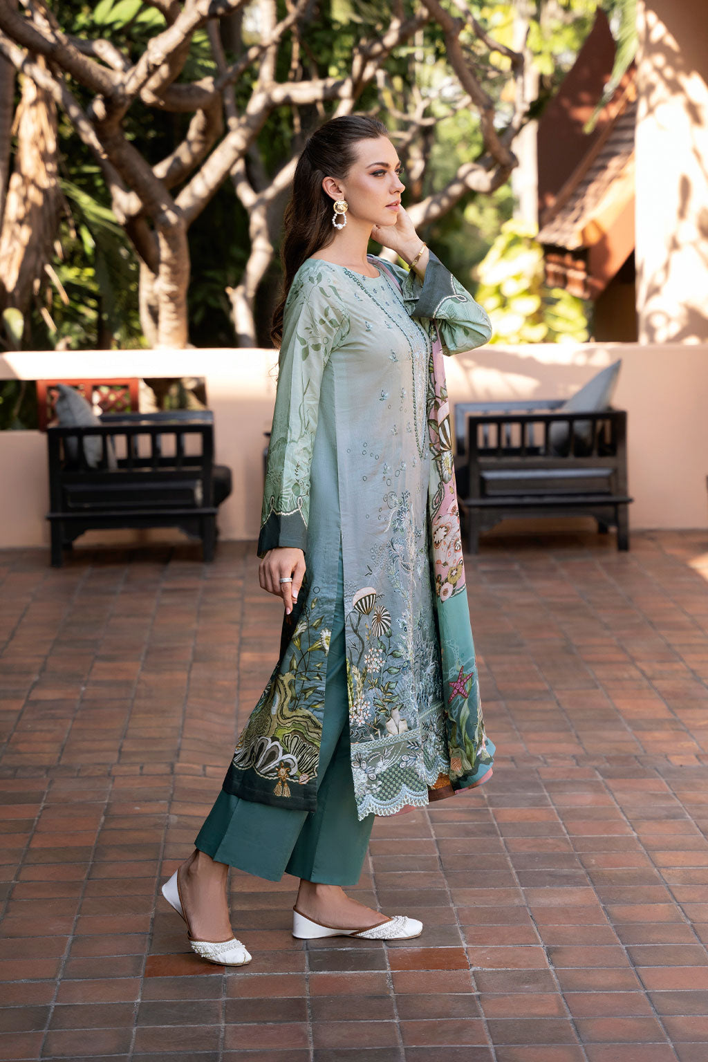 Ramsha | Ghazal Luxury Lawn | G-306 - by - Libasekhas UK - Registered Vendor of : Ramsha - 100% Original Designer Dresss