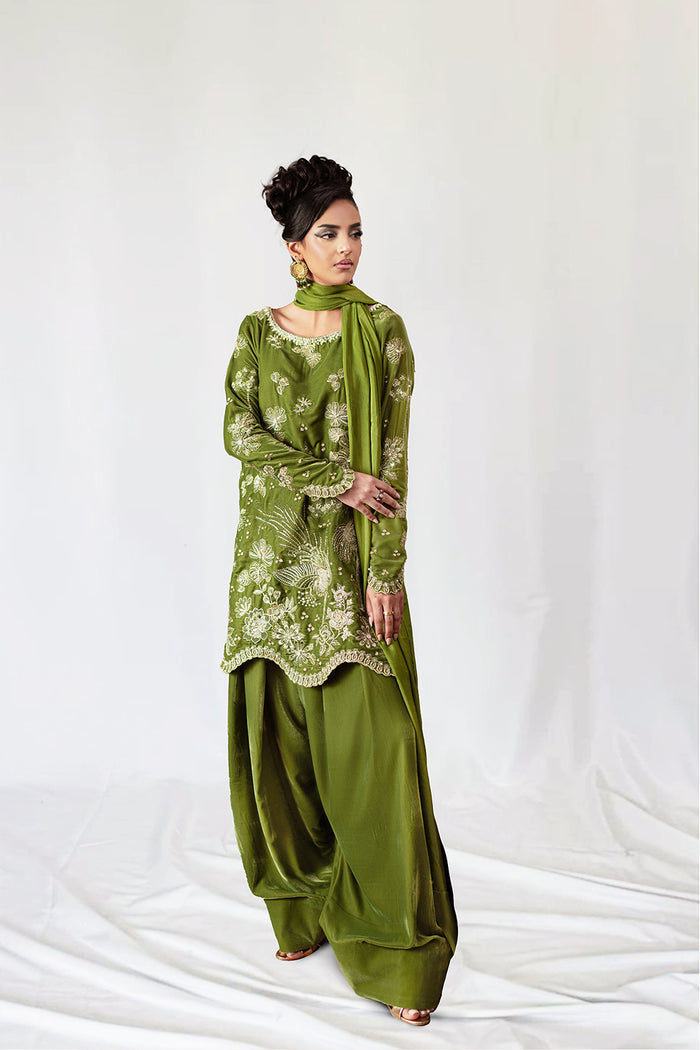 Saira Rizwan | Velvet Pret 25 | KAHWA-SRVP25-08 - by Libasekhas UK - Registered Vendor of : Saira Rizwan - 100% Original Designer Dress