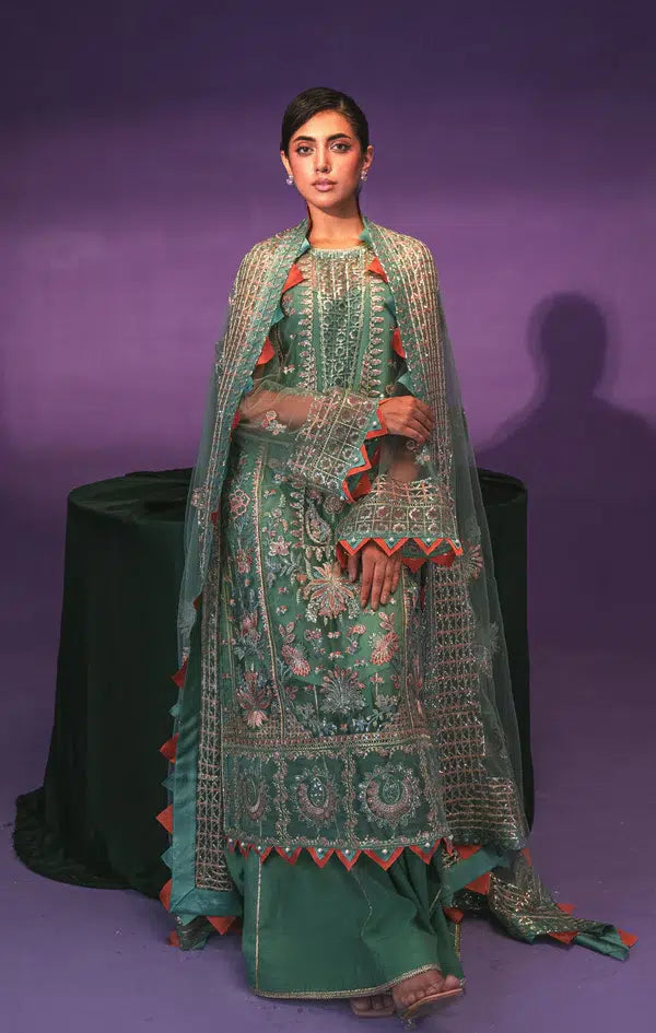 Gisele | Zarish Festive Collection 23 | Nazo - by - Libasekhas UK - Registered Vendor of : Gisele - 100% Original Designer Dresss