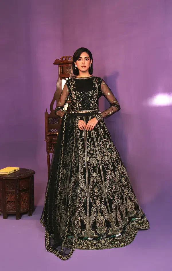 Gisele | Zarish Festive Collection 23 | Zarghuna - by - Libasekhas UK - Registered Vendor of : Gisele - 100% Original Designer Dresss