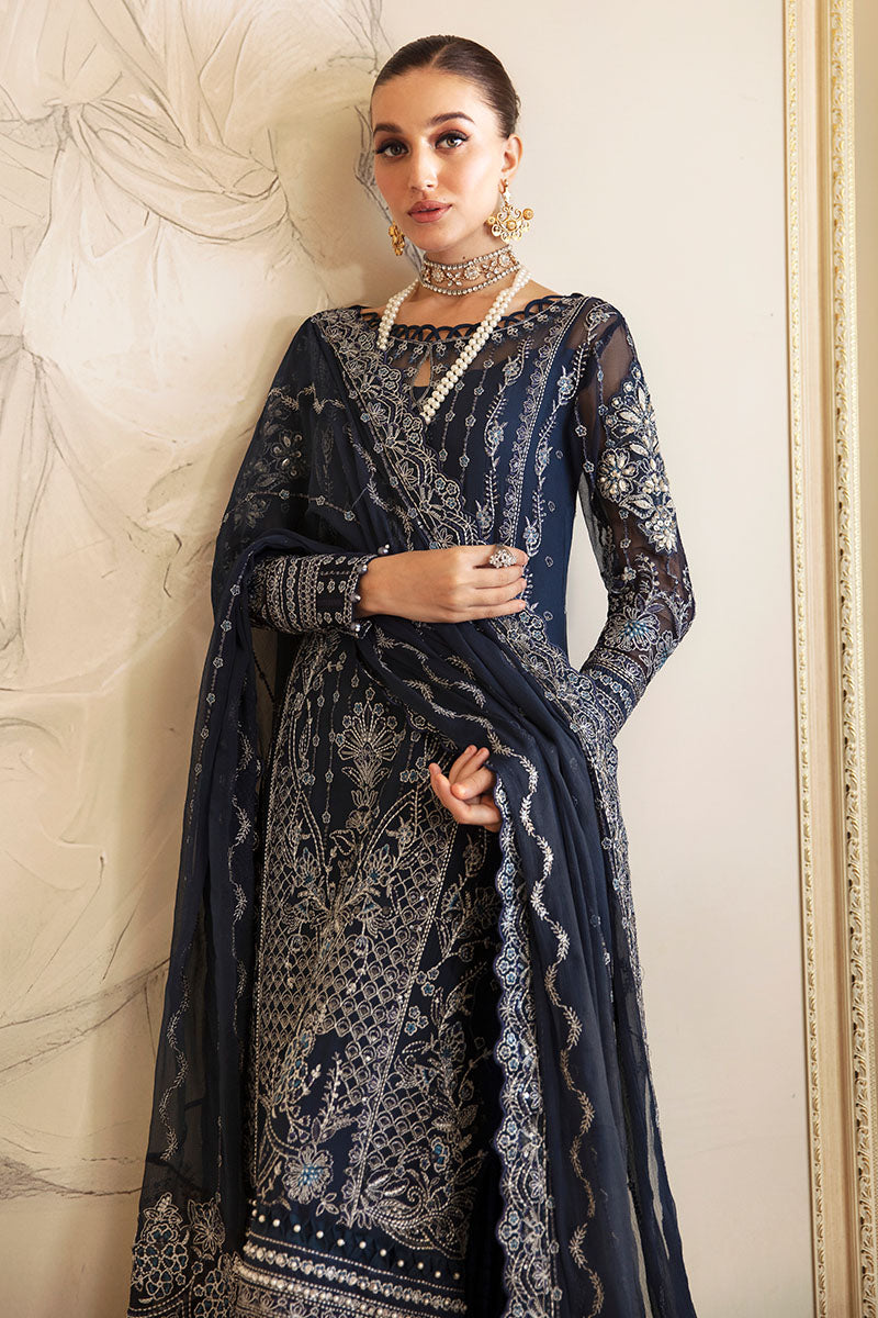 Gulaal | Embroidered Chiffon 24 | Evara - by - Libasekhas UK - Registered Vendor of : Gulaal - 100% Original Designer Dresss