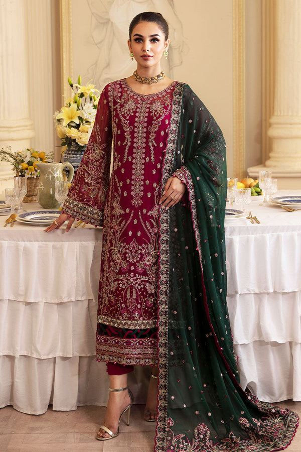 Gulaal | Embroidered Chiffon 24 | Blanca - by - Libasekhas UK - Registered Vendor of : Gulaal - 100% Original Designer Dresss
