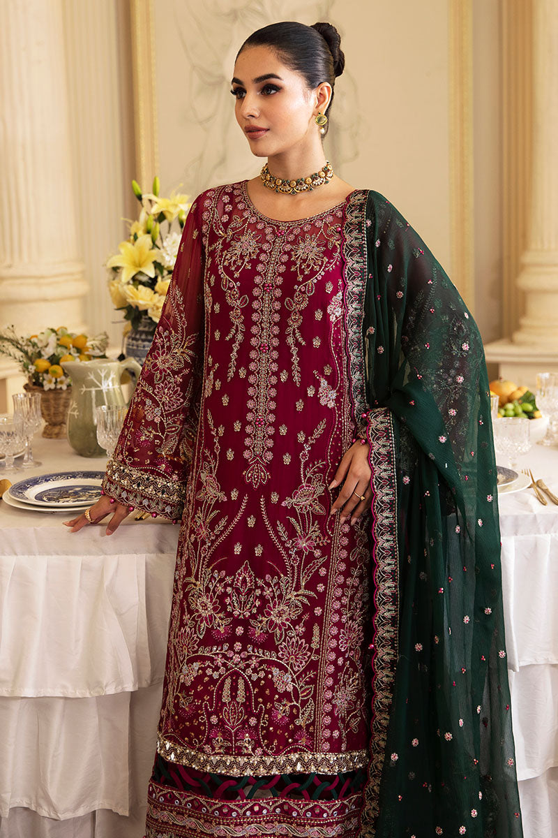 Gulaal | Embroidered Chiffon 24 | Blanca - by - Libasekhas UK - Registered Vendor of : Gulaal - 100% Original Designer Dresss
