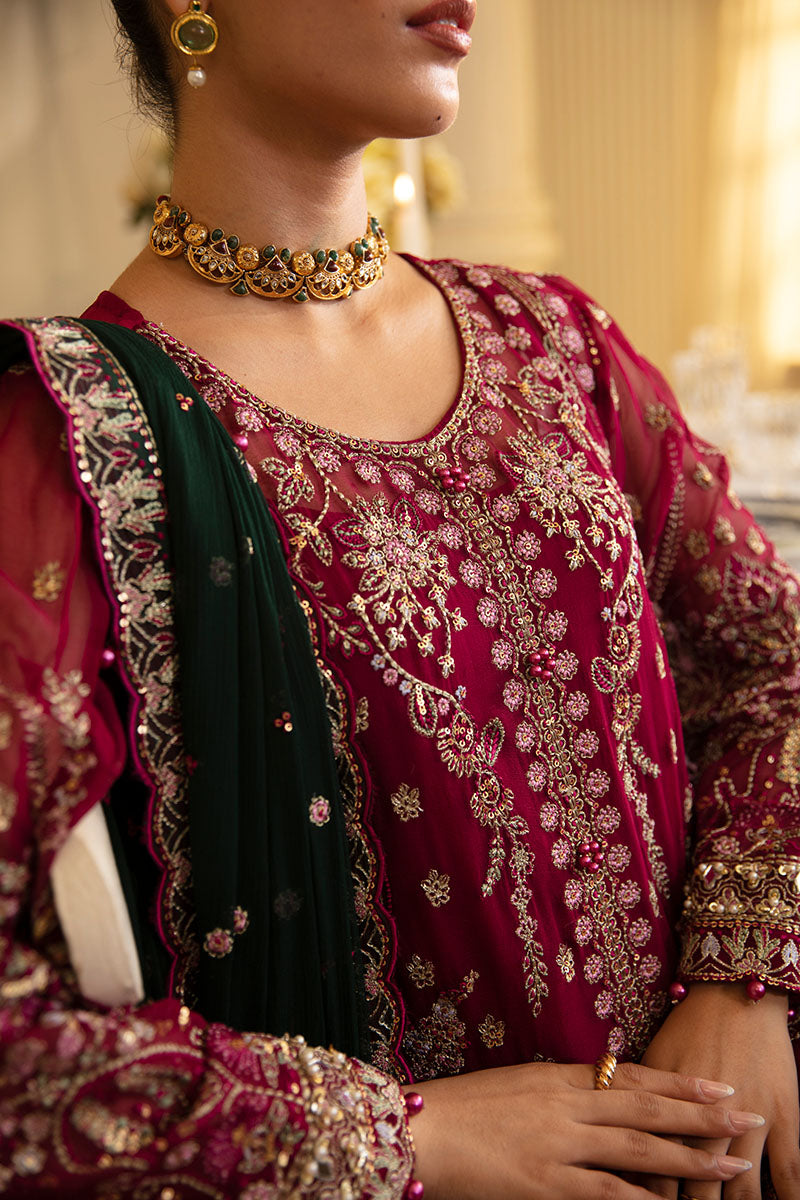 Gulaal | Embroidered Chiffon 24 | Blanca - by - Libasekhas UK - Registered Vendor of : Gulaal - 100% Original Designer Dresss