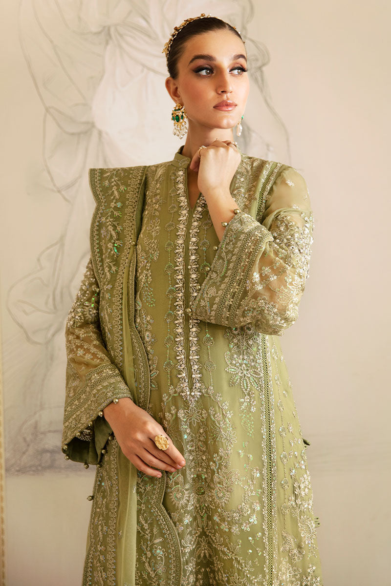 Gulaal | Embroidered Chiffon 24 | Almendra - by - Libasekhas UK - Registered Vendor of : Gulaal - 100% Original Designer Dresss