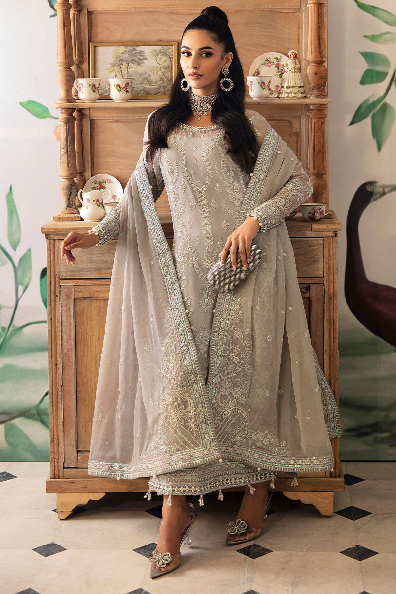 Gulaal | Embroidered Chiffon 24 | Aubrey - by - Libasekhas UK - Registered Vendor of : Gulaal - 100% Original Designer Dresss