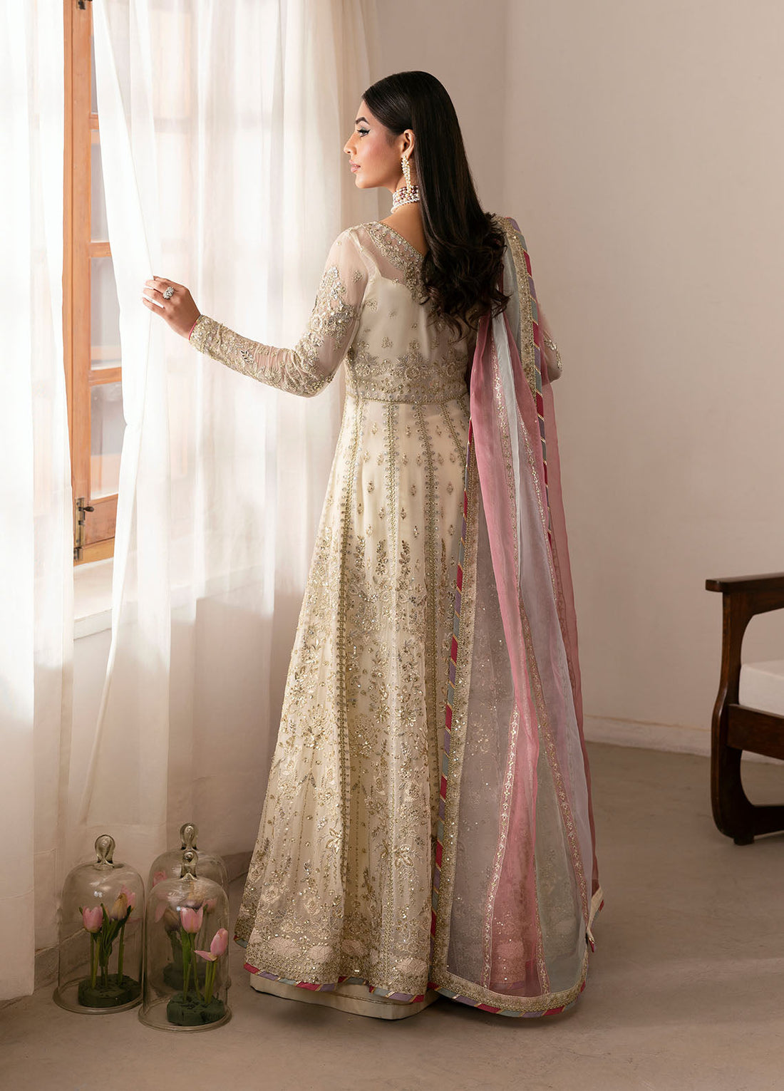 Gulaal | Reverie Embroidered Chiffon | CHIRAGH - by - Libasekhas UK - Registered Vendor of : Gulaal - 100% Original Designer Dresss