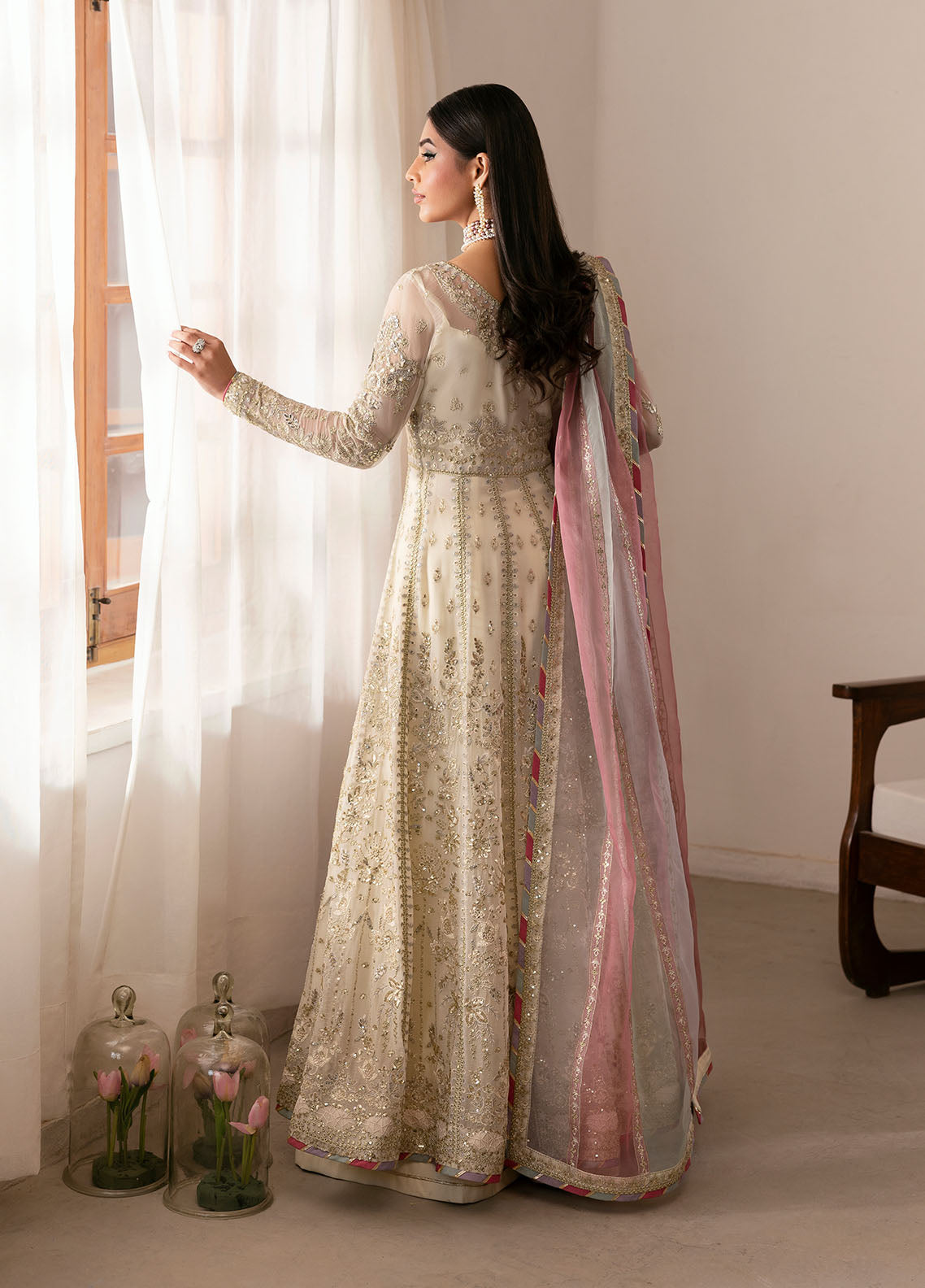 Gulaal | Reverie Embroidered Chiffon | CHIRAGH - by - Libasekhas UK - Registered Vendor of : Gulaal - 100% Original Designer Dresss