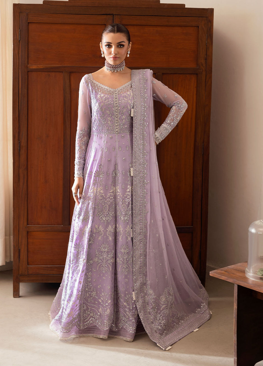 Gulaal | Reverie Embroidered Chiffon | PAREESA - by - Libasekhas UK - Registered Vendor of : Gulaal - 100% Original Designer Dresss