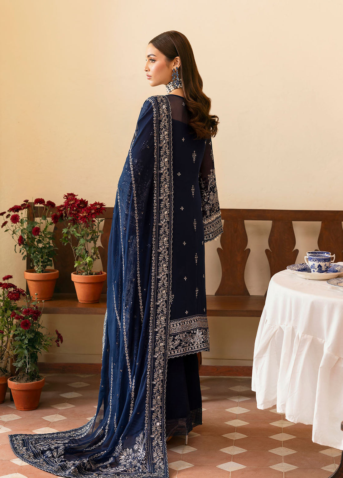 Gulaal | Reverie Embroidered Chiffon | ARISTA - by - Libasekhas UK - Registered Vendor of : Gulaal - 100% Original Designer Dresss