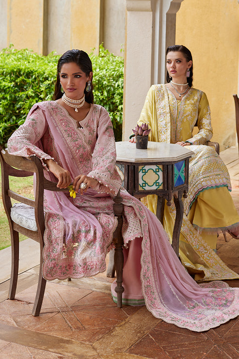 Gulaal | Luxury Lawn 25 | Magnolia - by - Libasekhas UK - Registered Vendor of : Gulaal - 100% Original Designer Dresss