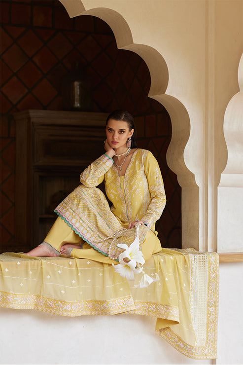 Gulaal | Luxury Lawn 25 | Iris - by - Libasekhas UK - Registered Vendor of : Gulaal - 100% Original Designer Dresss