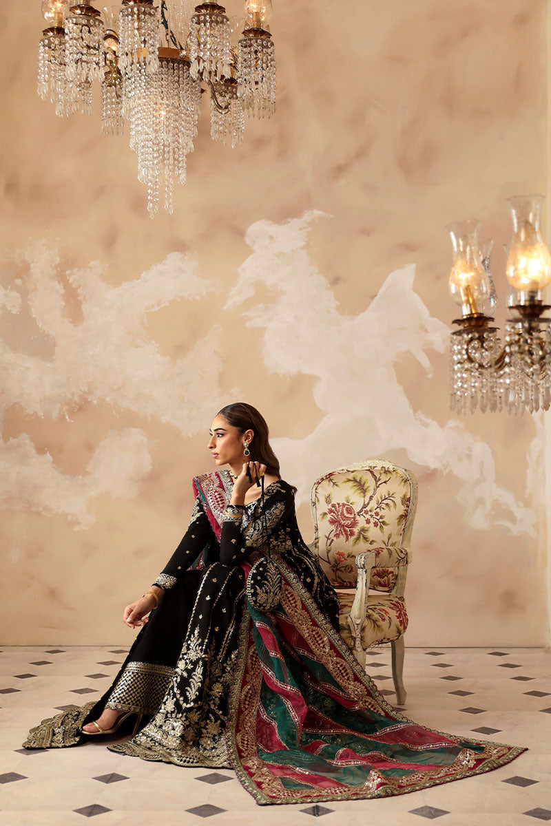 Gulaal | Shehrnaaz Raw Silk | Nazmil - by - Libasekhas UK - Registered Vendor of : Gulaal - 100% Original Designer Dresss