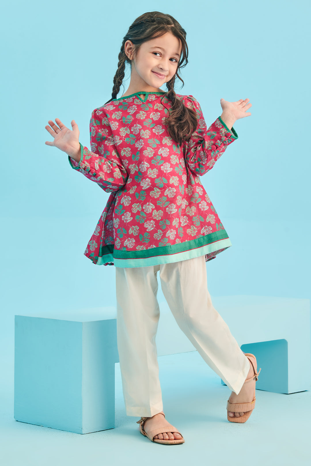 Zellbury Girls | 1 Piece Viscose | Kurta - 1700 - by - Libasekhas UK - Registered Vendor of : Zellbury Girls - 100% Original Designer Dresss