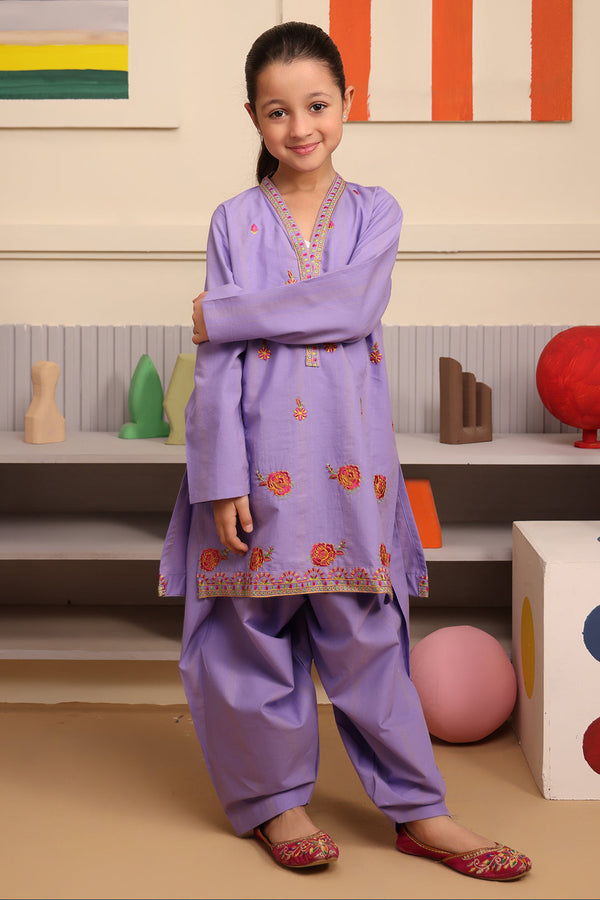 Zellbury Girls | 2 Piece Lawn | Embroidered Kurta Trouser - 2662 - by - Libasekhas UK - Registered Vendor of : Zellbury Girls - 100% Original Designer Dresss