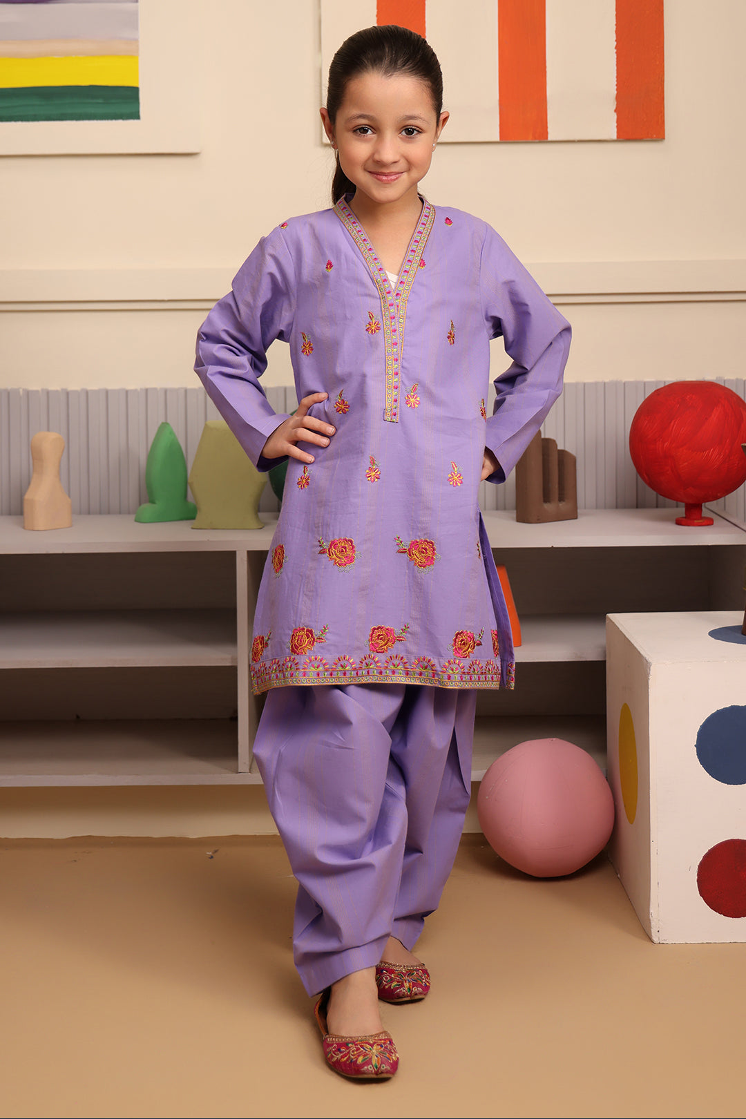 Zellbury Girls | 2 Piece Lawn | Embroidered Kurta Trouser - 2662 - by - Libasekhas UK - Registered Vendor of : Zellbury Girls - 100% Original Designer Dresss