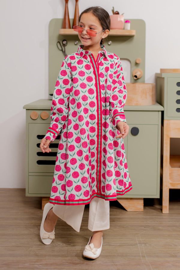 Zellbury Girls | 1 Piece Cambric | Kurta - 2667 - by - Libasekhas UK - Registered Vendor of : Zellbury Girls - 100% Original Designer Dresss
