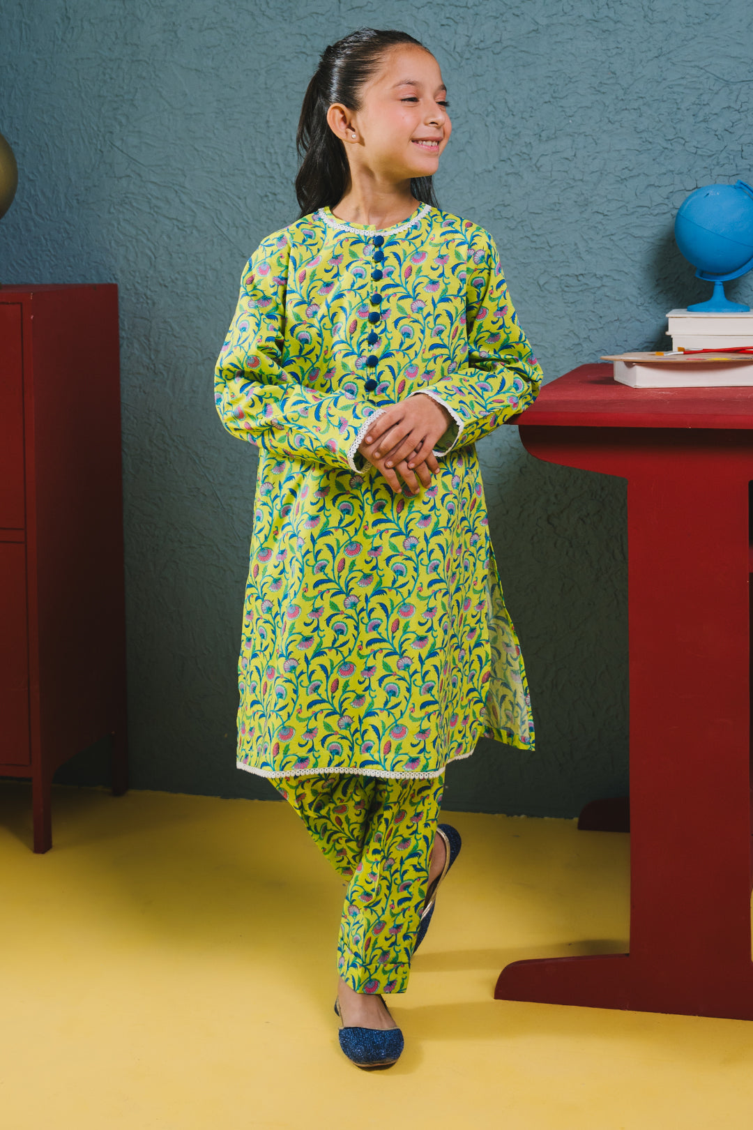 Zellbury Girls | 2 Piece Cambric | Kurta Trouser - 2679 - by - Libasekhas UK - Registered Vendor of : Zellbury Girls - 100% Original Designer Dresss