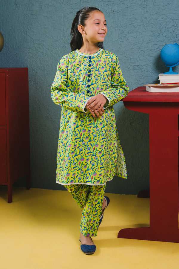 Zellbury Girls | 2 Piece Cambric | Kurta Trouser - 2679 - by - Libasekhas UK - Registered Vendor of : Zellbury Girls - 100% Original Designer Dresss