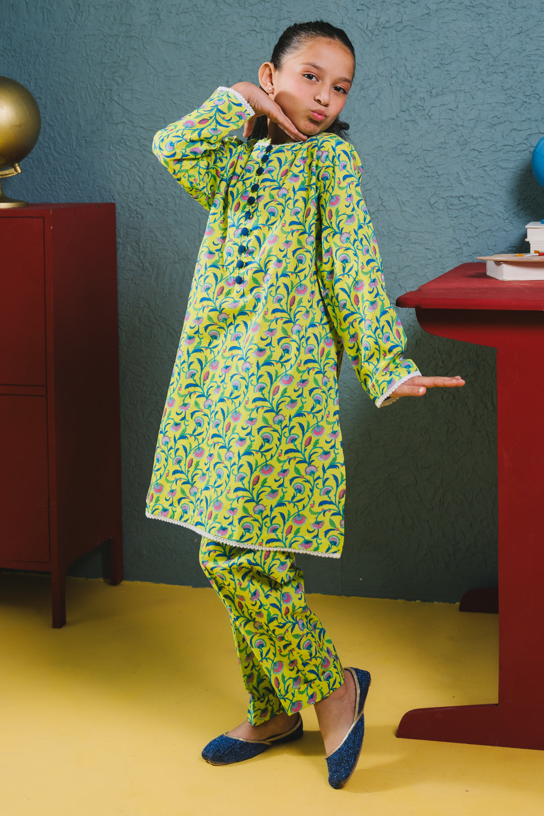 Zellbury Girls | 2 Piece Cambric | Kurta Trouser - 2679 - by - Libasekhas UK - Registered Vendor of : Zellbury Girls - 100% Original Designer Dresss
