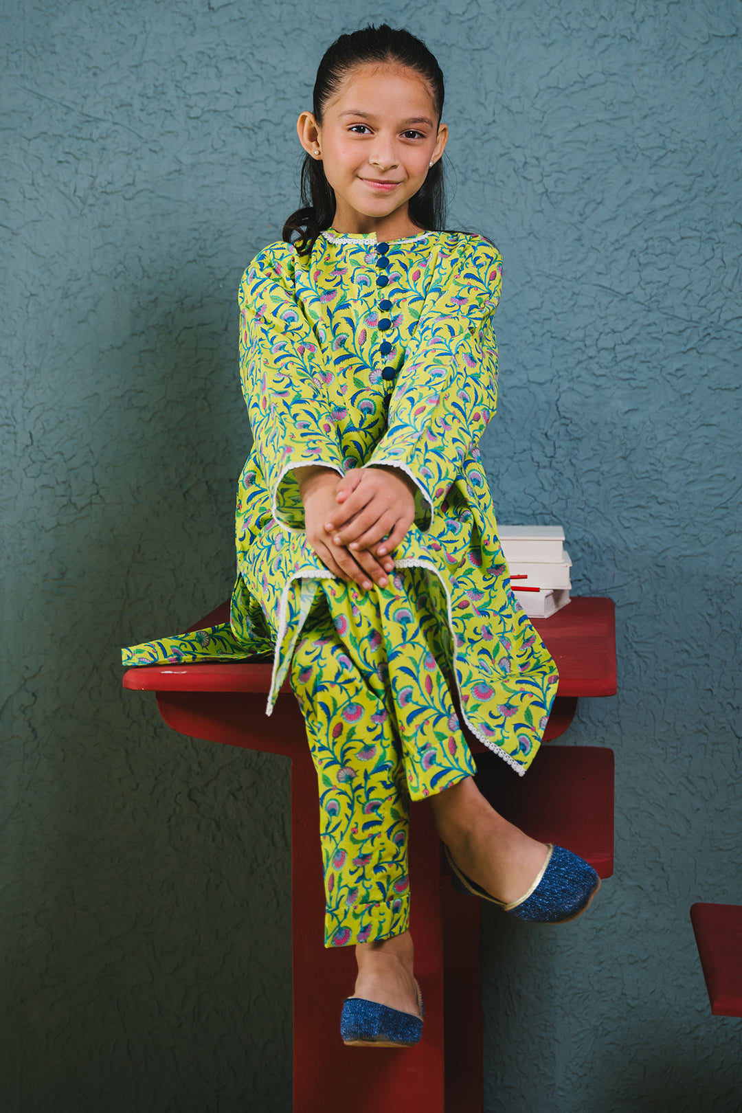Zellbury Girls | 2 Piece Cambric | Kurta Trouser - 2679 - by - Libasekhas UK - Registered Vendor of : Zellbury Girls - 100% Original Designer Dresss