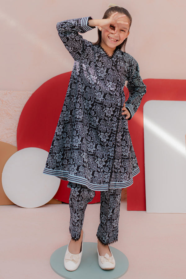 Zellbury Girls | 2 Piece Cambric | Kurta Trouser - 2680 - by - Libasekhas UK - Registered Vendor of : Zellbury Girls - 100% Original Designer Dresss