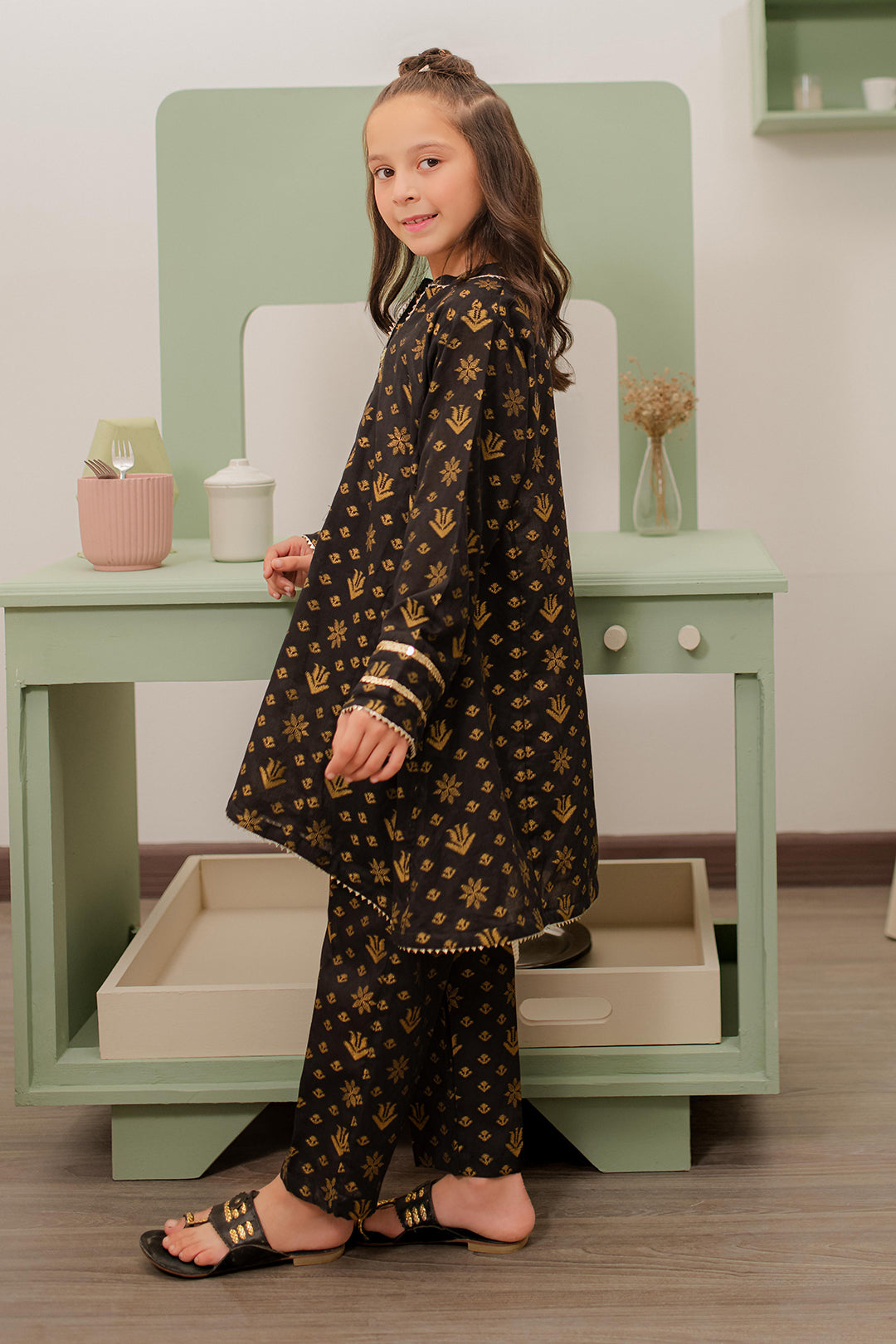 Zellbury Girls | 2 Piece Jacquard | Kurta Trouser - 2697 - by - Libasekhas UK - Registered Vendor of : Zellbury Girls - 100% Original Designer Dresss