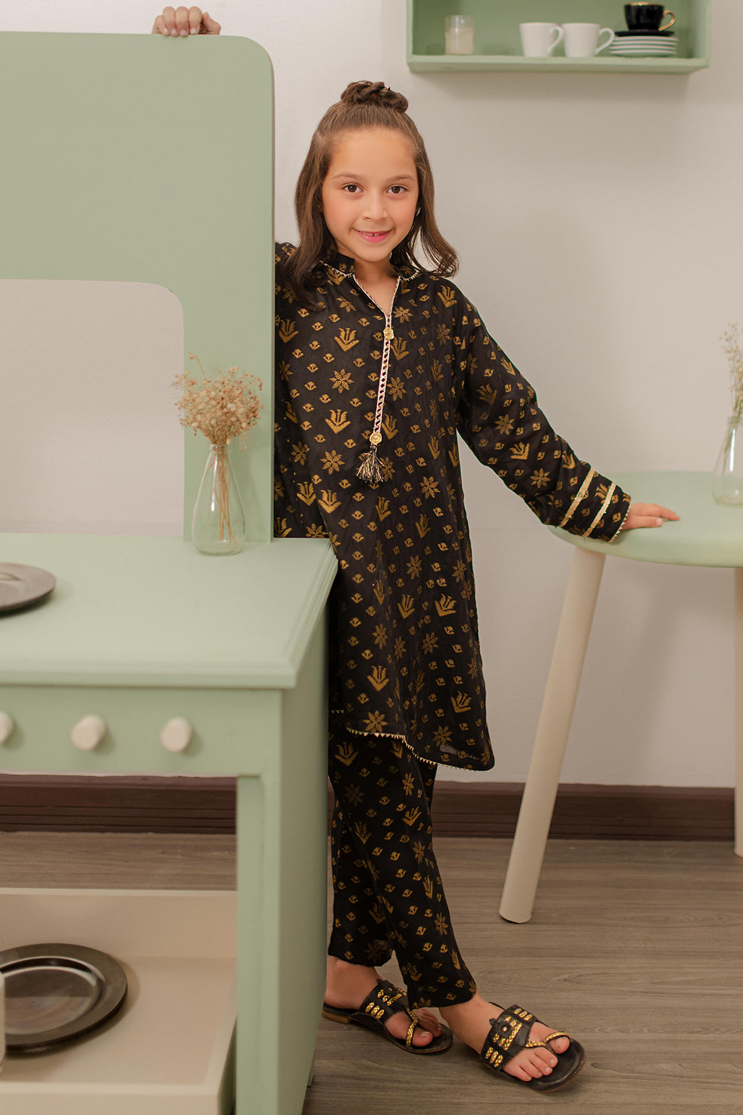 Zellbury Girls | 2 Piece Jacquard | Kurta Trouser - 2697 - by - Libasekhas UK - Registered Vendor of : Zellbury Girls - 100% Original Designer Dresss