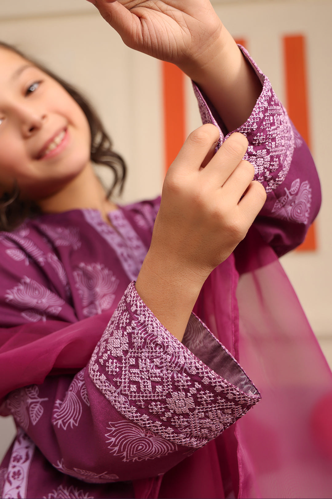 Zellbury Girls | 3 Piece Cambric | Embroidered Kurta Dupatta Trouser - 3664 - by - Libasekhas UK - Registered Vendor of : Zellbury Girls - 100% Original Designer Dresss