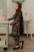 Zellbury Girls | 3 Piece Cambric | Embroidered Kurta Dupatta Trouser - 3823 - by - Libasekhas UK - Registered Vendor of : Zellbury Girls - 100% Original Designer Dresss