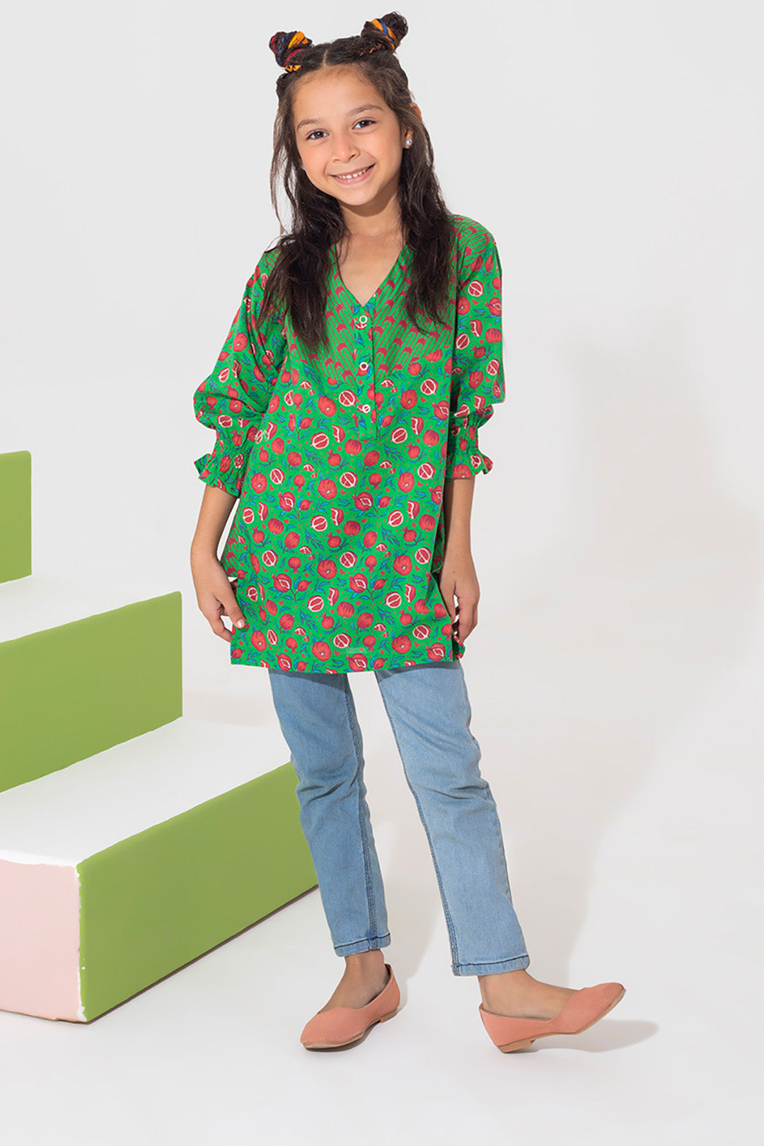Zellbury Girls | 1 Piece Lawn | Kurta - 1015 - by - Libasekhas UK - Registered Vendor of : Zellbury Girls - 100% Original Designer Dresss