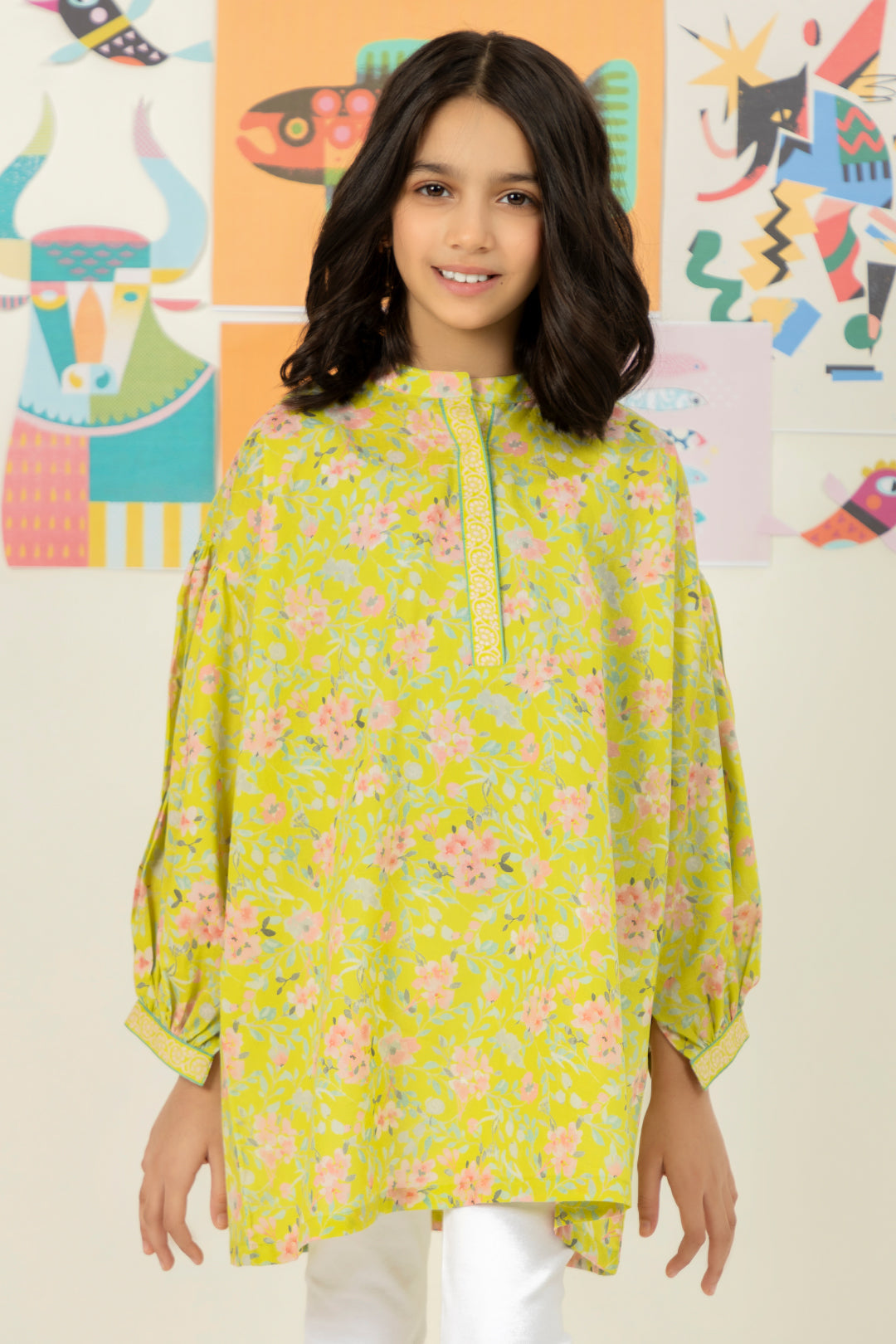 Zellbury Girls | 1 Piece Lawn | Kurta - 1344 - by - Libasekhas UK - Registered Vendor of : Zellbury Girls - 100% Original Designer Dresss