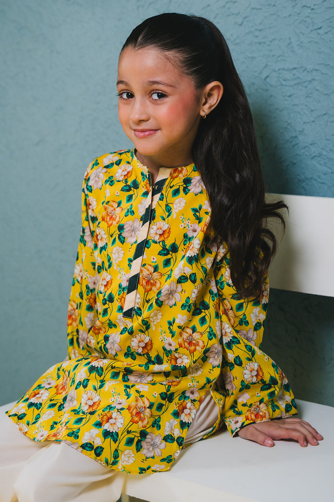 Zellbury Girls | 1 Piece Lawn | Kurta - 1384 - by - Libasekhas UK - Registered Vendor of : Zellbury Girls - 100% Original Designer Dresss