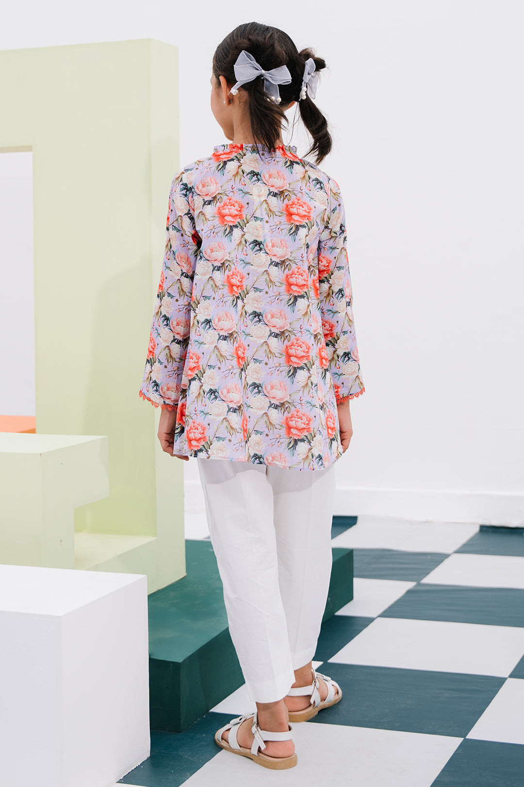 Zellbury Girls | 1 Piece Lawn | Kurta - 1390 - by - Libasekhas UK - Registered Vendor of : Zellbury Girls - 100% Original Designer Dresss
